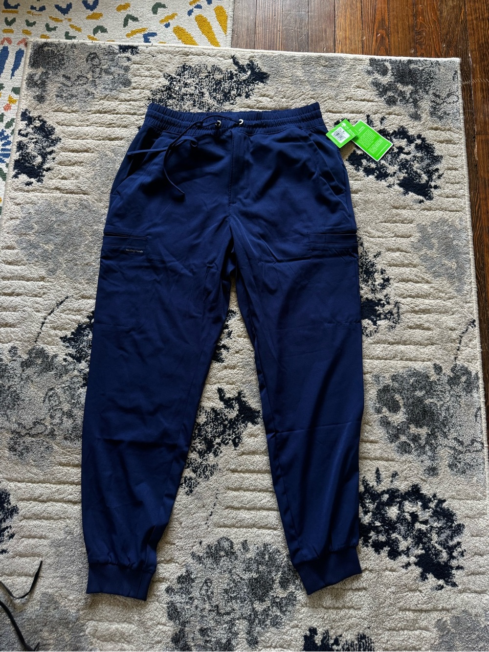 healing hands Navy Men's Performance Joggers